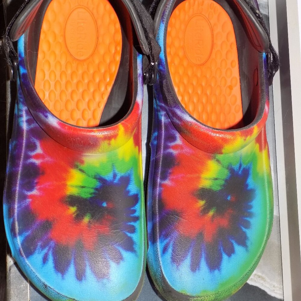 Crocs x LiteRide Colorful Bistro Pro Unisex Slip On Sandals Men's 10 Women's 12